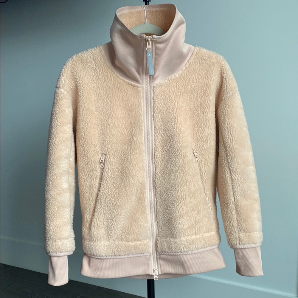Pink Adidas by Stella McCartney Fleece Zip-Up Jacket